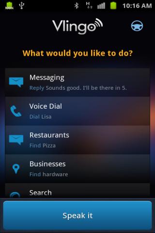 Vlingo – Voice Powered Virtual Assistant on Android