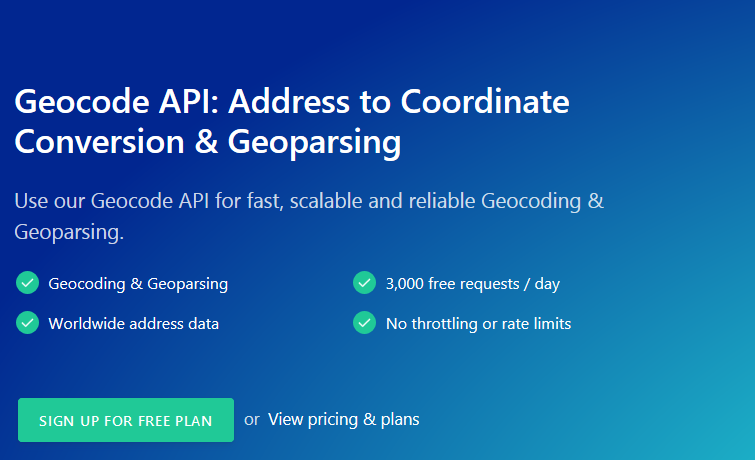 Geocode API – The Ultimate API for Geoparsing and Geocoding