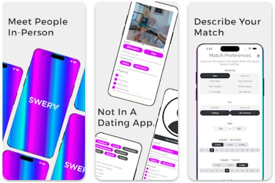 Swerv: In-Person Dating App