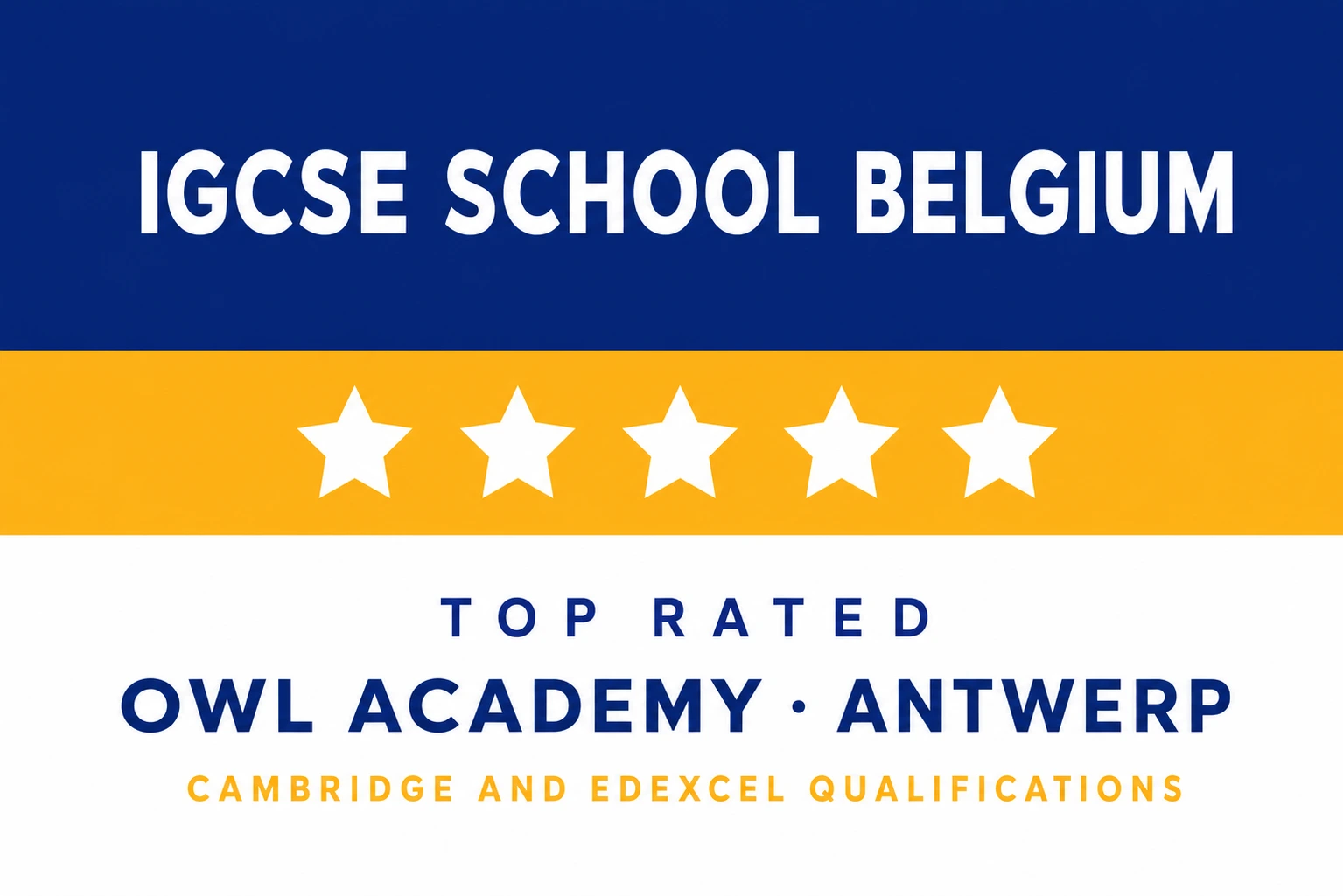 IGCSE school belgium.apps4review