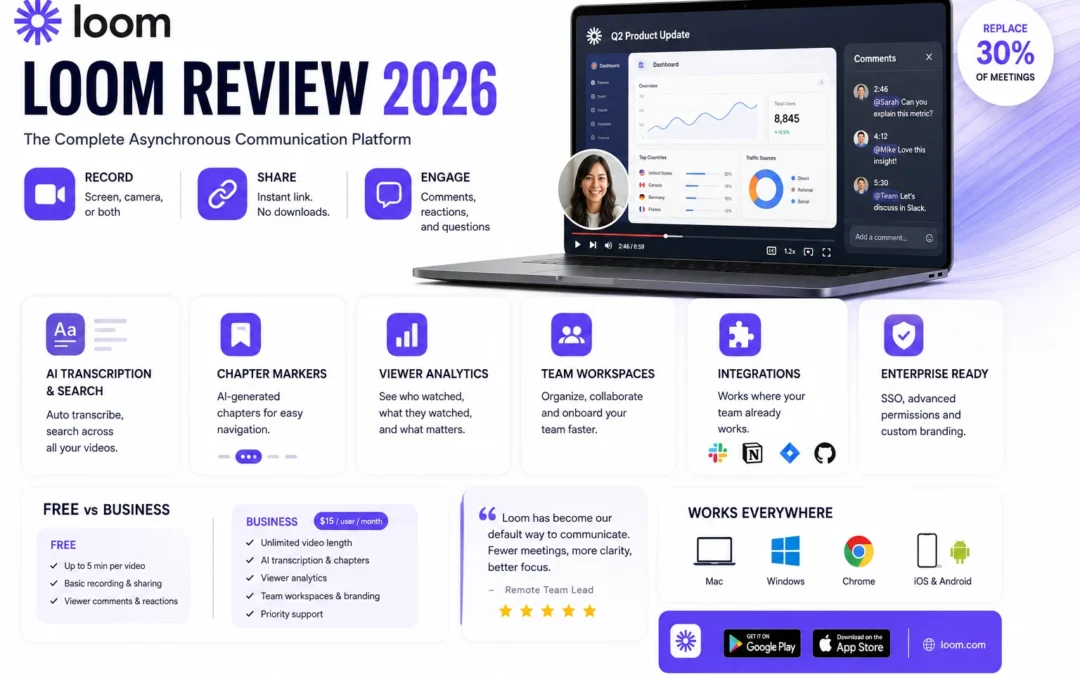 Loom Review 2026: Async Video Tool for Remote Teams