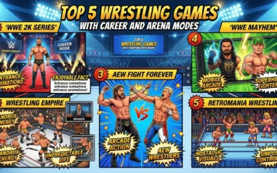 Top 5 Wrestling Games with Career and Arena Modes