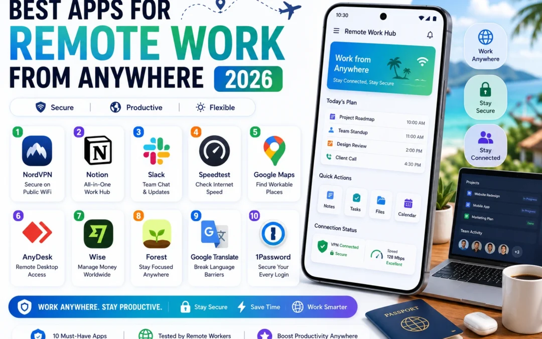 best Android apps for remote workers 2026