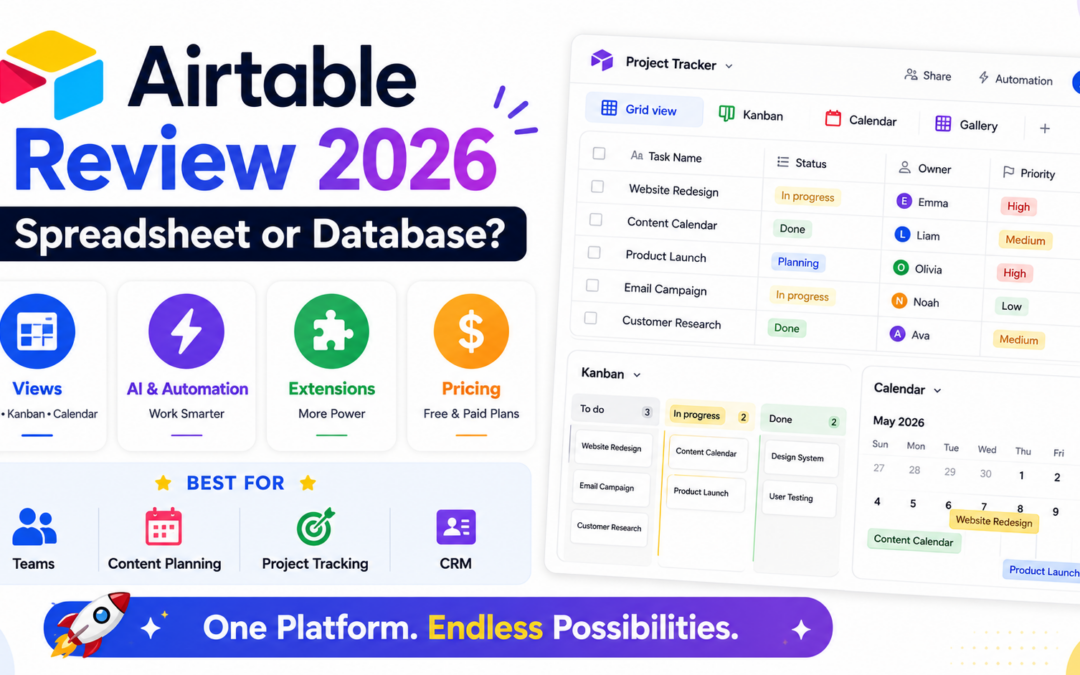 Airtable Review 2026: Spreadsheet or Database, or Both?