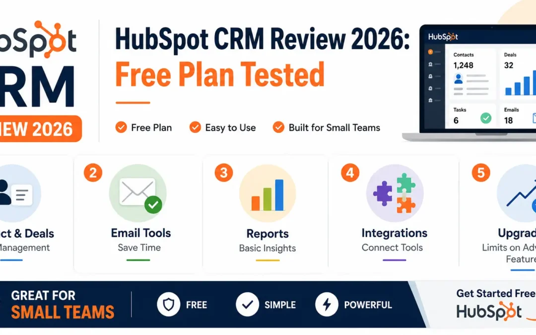 HubSpot CRM Review 2026: Free Plan Tested for Small Teams