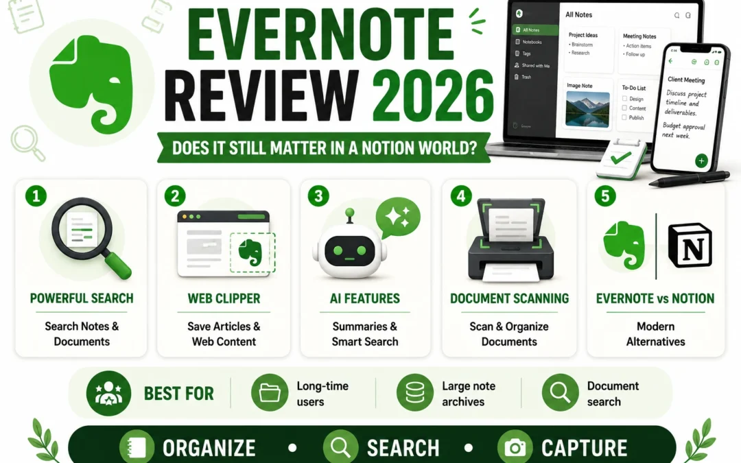 Evernote Review 2026: Does It Still Matter in a Notion World?
