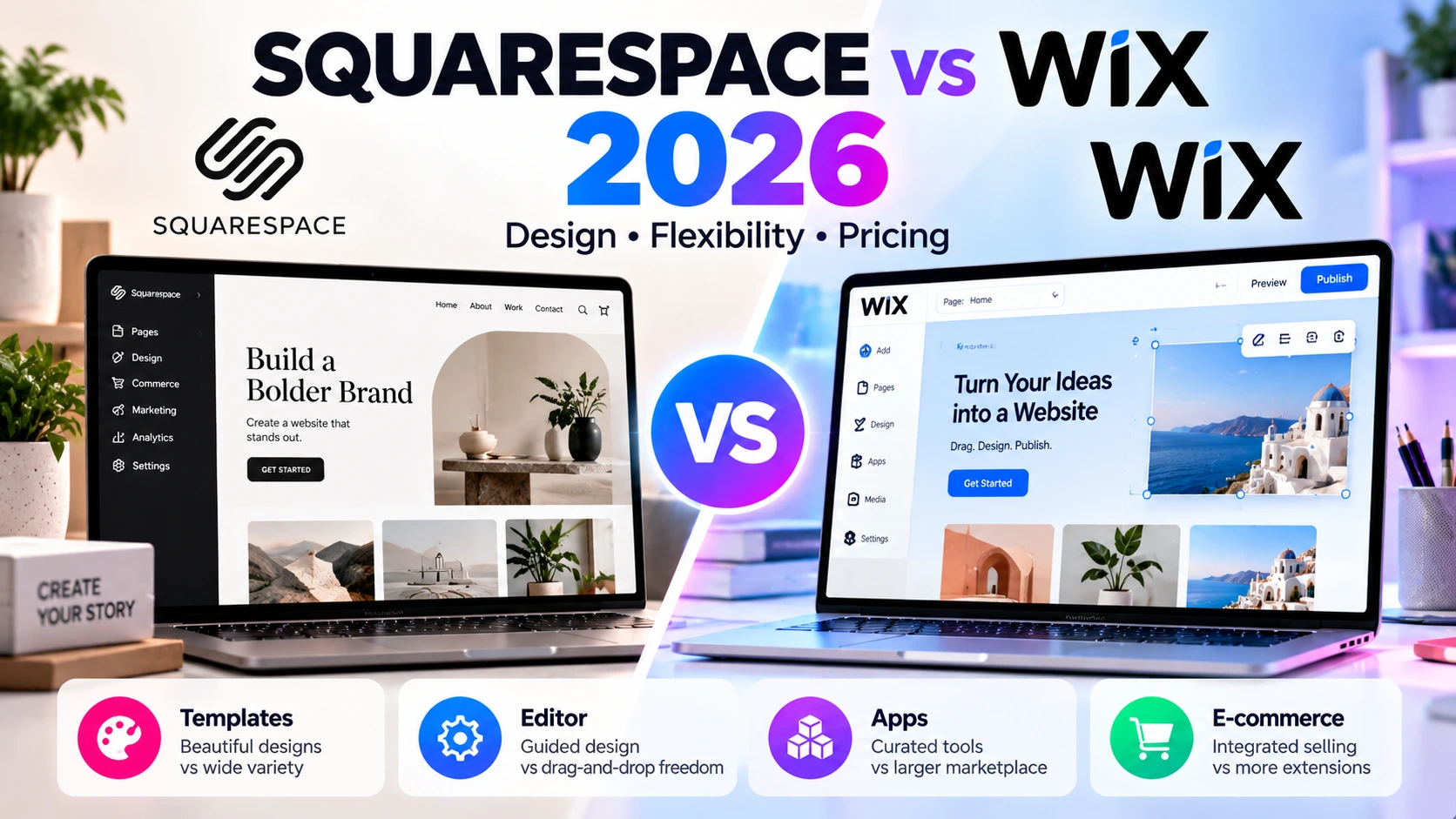 SQUARESPACE vs WIX 2026